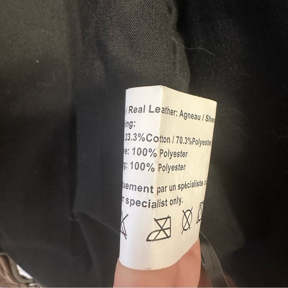 Each x Other Paris Jacket Baya Biker Moto in Brown Leather Size XS - Picture 6 of 9